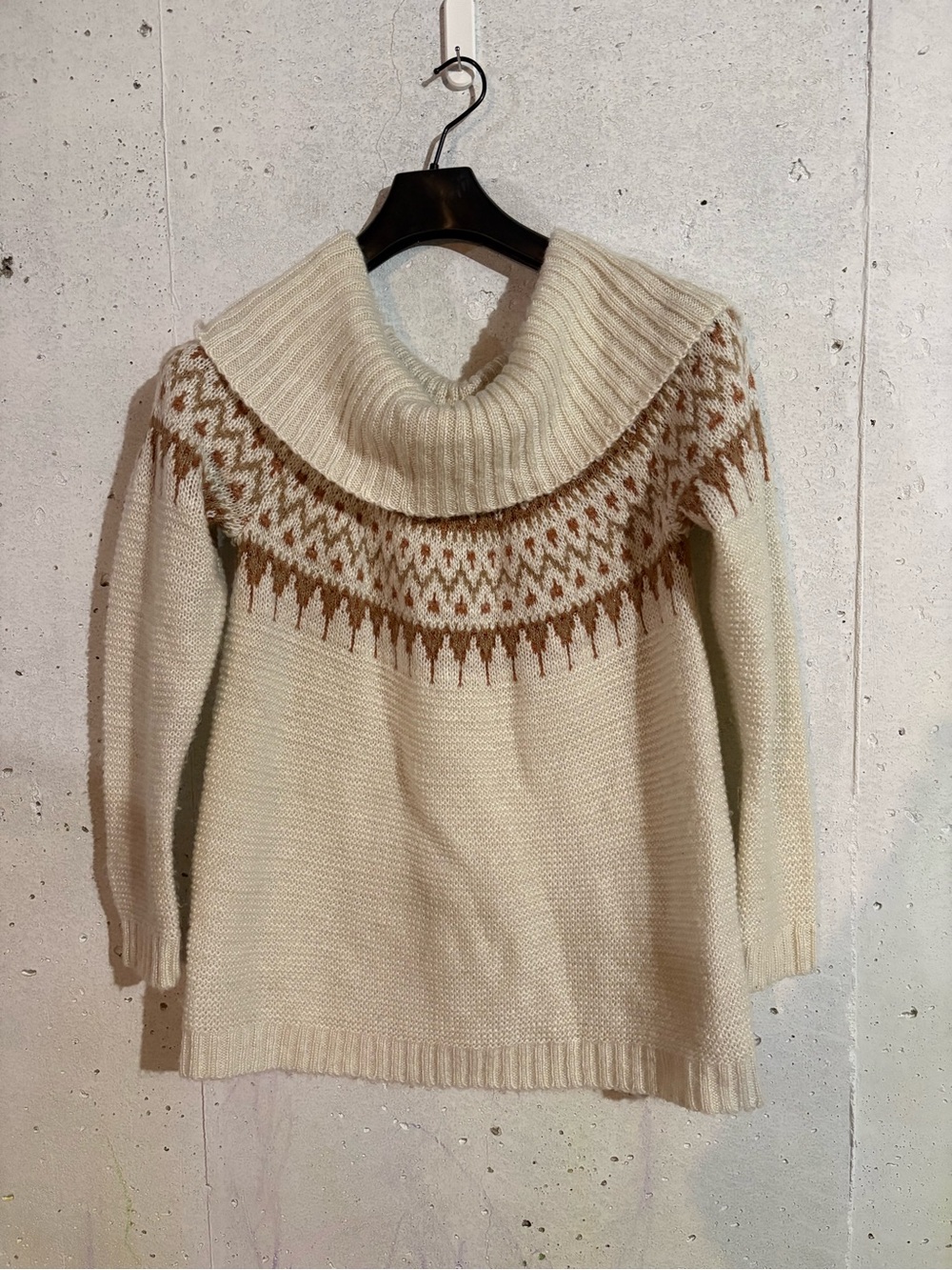 Maurices Fair Isle Marilyn Neck Pullover Sweater | Size: Large